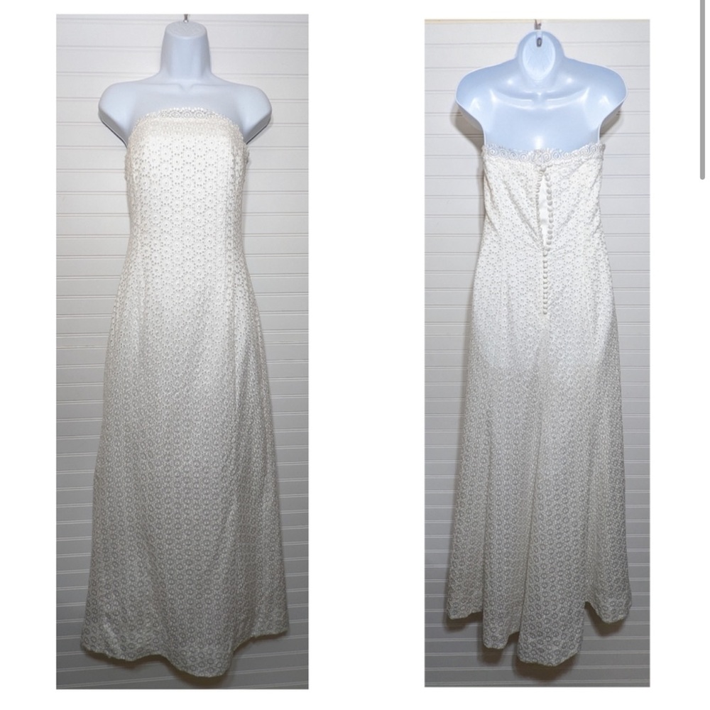 Isaac Mizrahi White Wedding Dress Gem